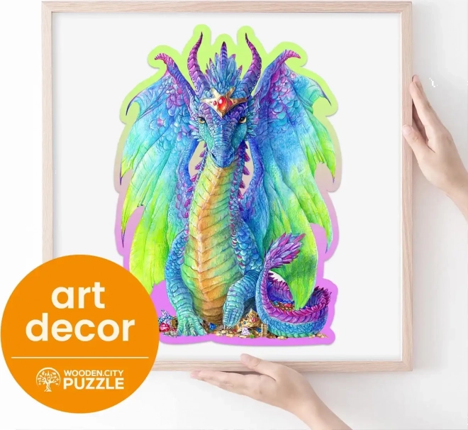 Wooden Puzzle Majestic Dragon