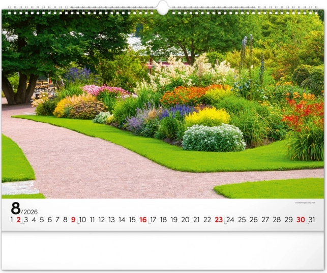 Wall Calendar Gardens 2026