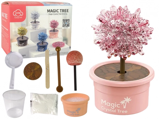 Magical Crystal Growing Tree Kit Pink