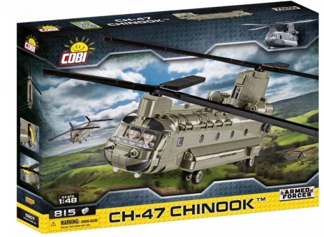 Cobi Armed Forces CH-47 Chinook Helicopter Model