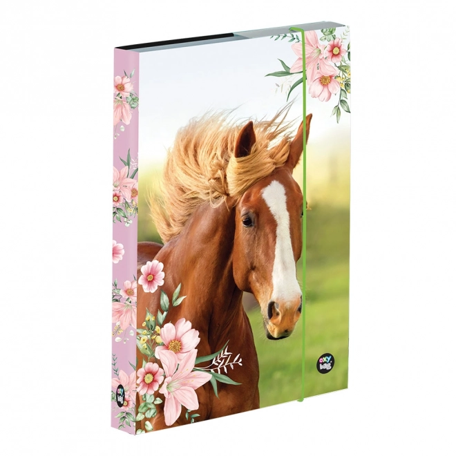 Notebook Box A5 with Horse Design