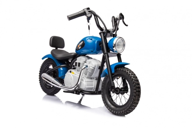 Electric Ride-On Blue Motorcycle