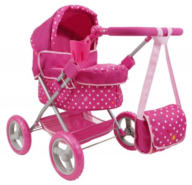 Stroller for Dolls with Bag - Polka Dot