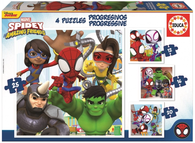 Educa Puzzle Spidey and His Amazing Friends Set