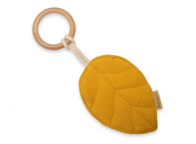 Teething Ring With Leaves