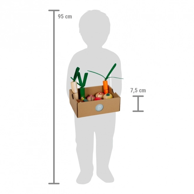 Small Foot Cutting Fruit and Vegetable Set Fresh