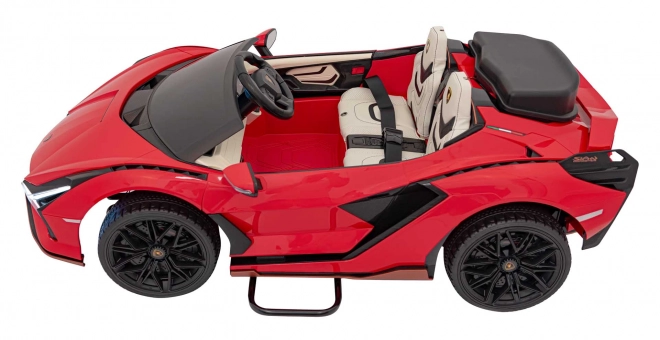Ružové vozidlo Lamborghini Sian – Červené
