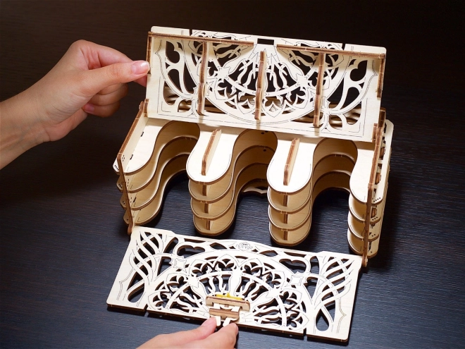 Ugears 3D Wooden Card Stand Puzzle