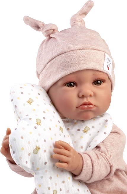 Realistic baby doll with sounds and soft body 45 cm
