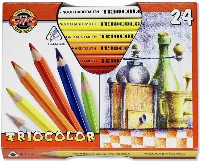 Triangular Colored Pencils by Koh-I-Noor