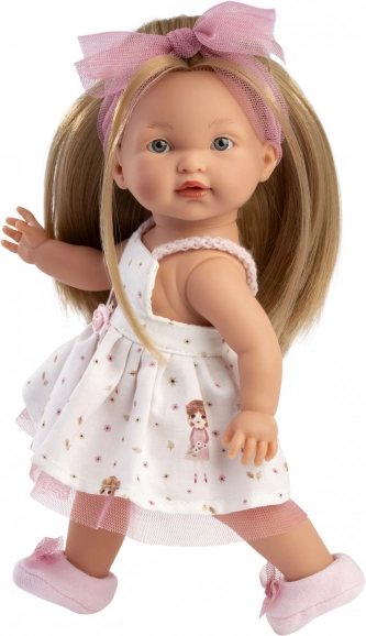 Realistic Doll Llorens Valeria with Full Vinyl Body - 28 cm