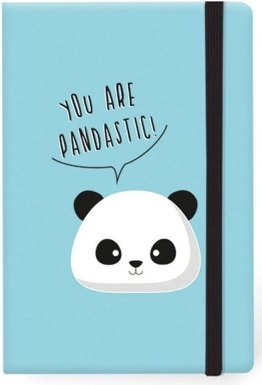 Block notes con copertina rigida con panda A5