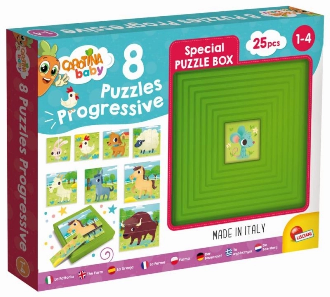 Carotina Baby 8 Puzzle Farm