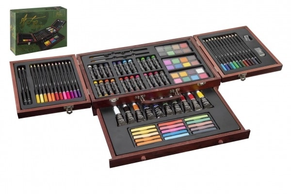 Art Box Creativity Set in Wooden Case