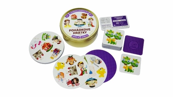 Fairy Tale Fun 2-in-1 Card Game in Tin Box