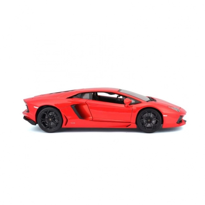 Bburago Lamborghini Aventador LP700-4 Diecast Model in Metallic Orange