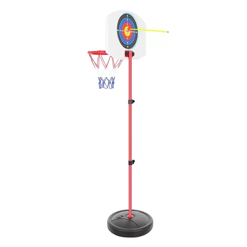 2-in-1 Basketball and Archery Set for Kids