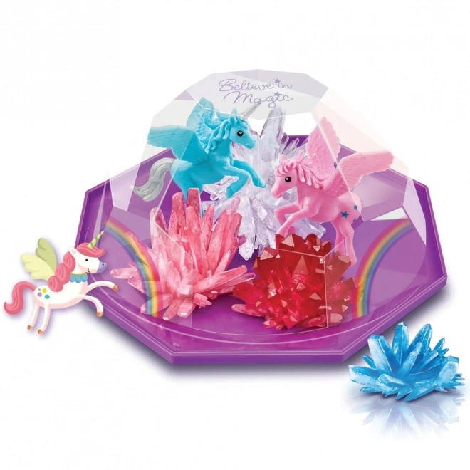 Educational Kit Unicorn Crystal Terrarium