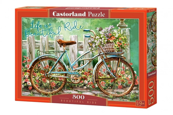 Puzzle 500 pezzi Castorland Passeggiata in bicicletta