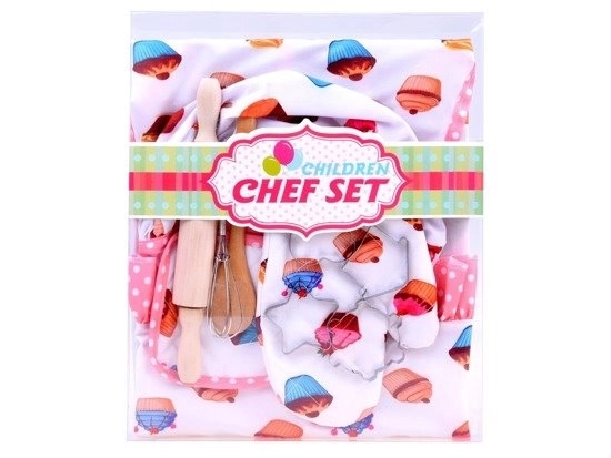 Children's Cooking Set with Apron and Cookie Cutters