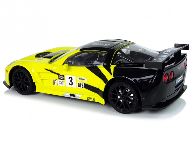 Remote Control Corvette C6.R Racing Car Yellow