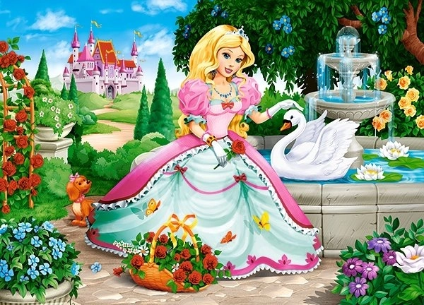 Princess Puzzle with Swan