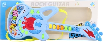 Children's Plastic Guitar with Batteries