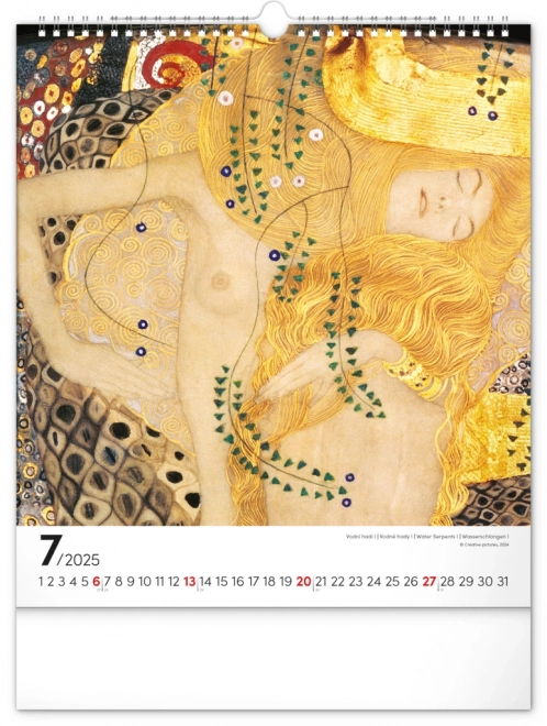 Wall Calendar Gustav Klimt 2025