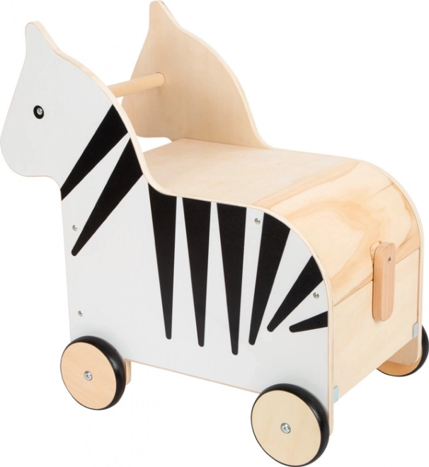 Small Foot Toy Storage Box Zebra Wildlife