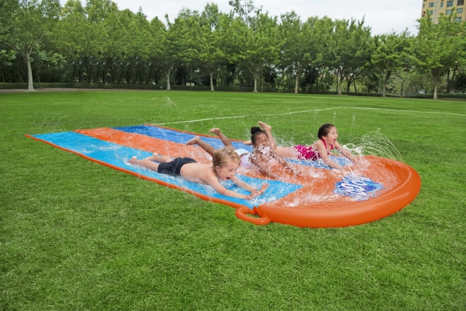 Triple Water Slide with Sprinkler