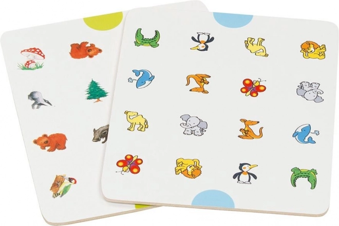 Memory Game with Interchangeable Boards