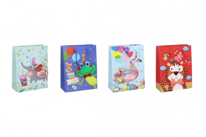 Small Children's Gift Bag with Animal Design