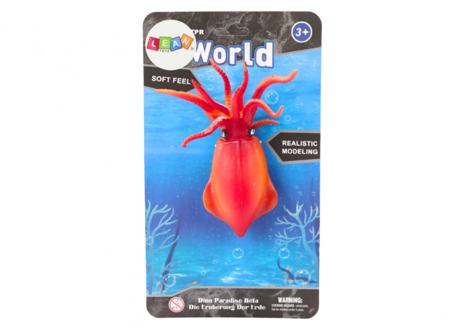 Rubber Squid Figurine Sea World