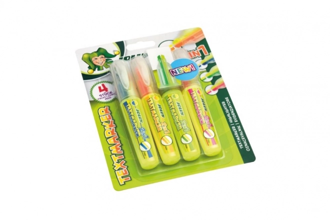 Two-color highlighter set