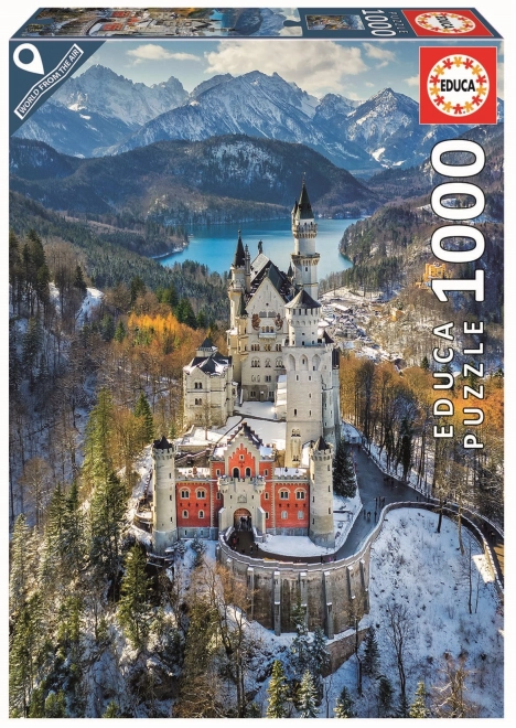 Educa Puzzle Neuschwanstein Castle Aerial View 1000 Pieces