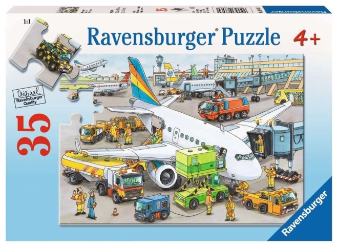 Busy Airport Puzzle 35 Pieces by Ravensburger