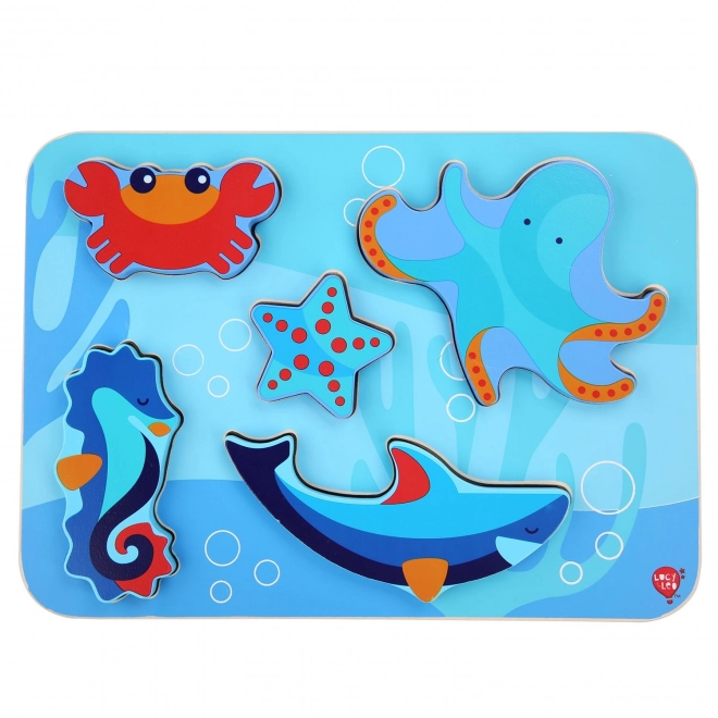 Wooden Sea Creatures Puzzle