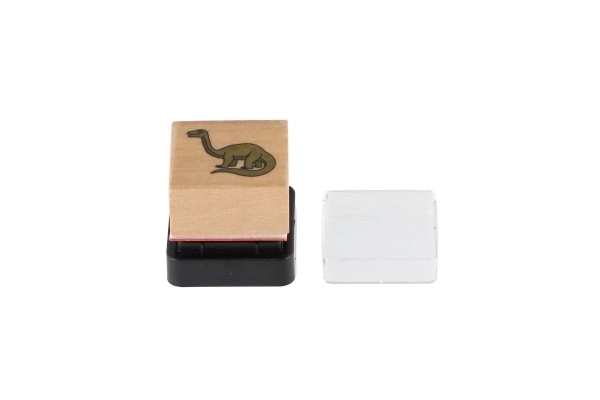 Wooden Dinosaur Stamps with Ink Pad