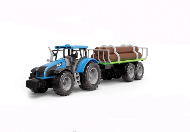 Jouet Tracteur avec Remorque à Rondins pour Enfants