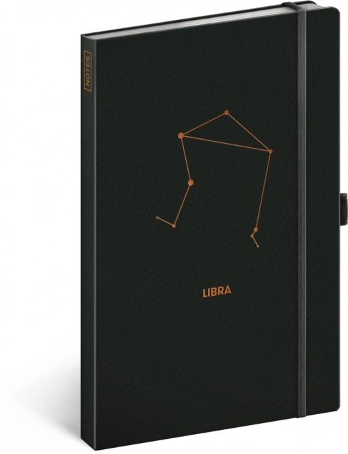 Notique Notebook Libra Zodiac Lined