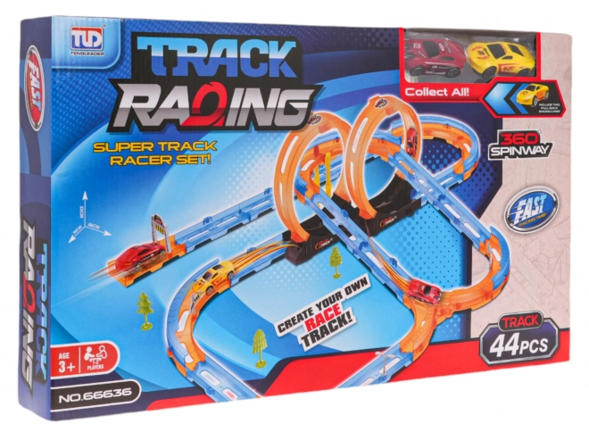 extreme racing track set with cars