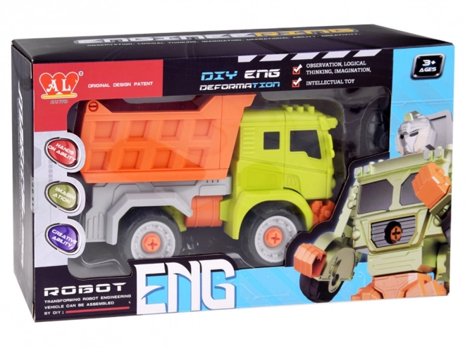 Transforming Dump Truck Robot Toy – B