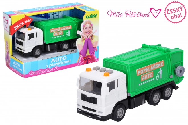 Garbage Truck Toy with Effects featuring Míša Růžičková