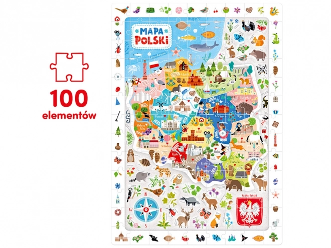 Observation Puzzle Map of Poland