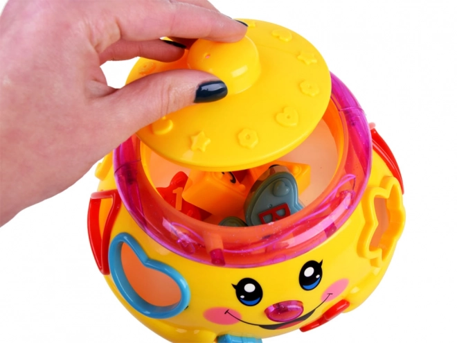 Dancing Pot with Lid 2-in-1 for Children 18m+ Shape Sorter Interactive Features