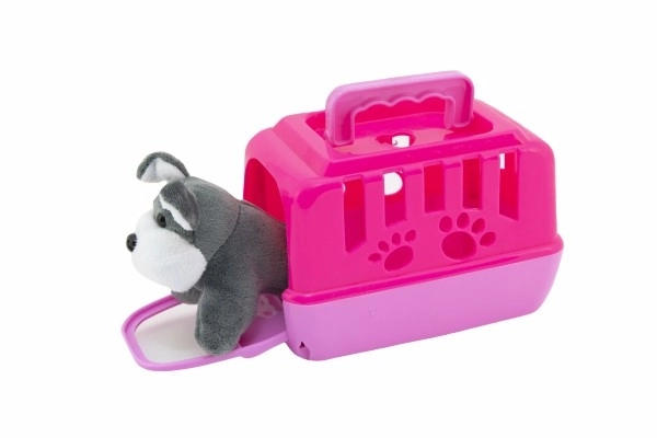 Plush Dog Toy with Portable Box