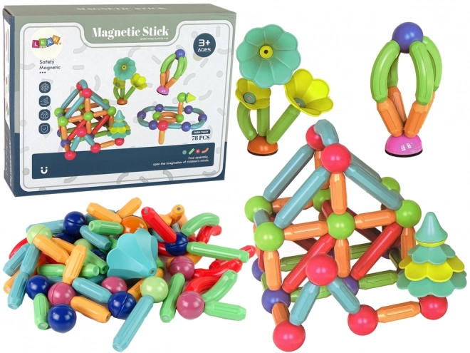 Magnetic Construction Blocks Set