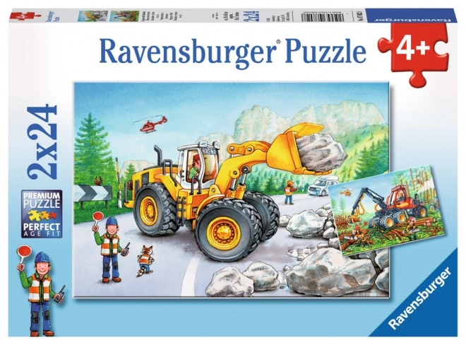 Ravensburger Puzzle Heavy Machinery in Action Set