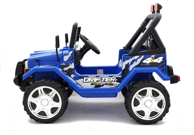 Battery Operated Blue Ride-On Car