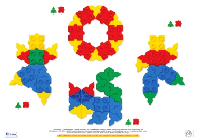 Construction Block Set Morphun 200 Pieces